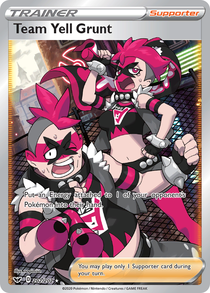 Team Yell Grunt (202/202) [Sword & Shield: Base Set] | Odin's Place