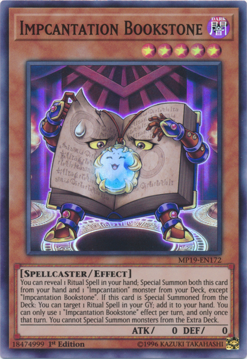 Impcantation Bookstone [MP19-EN172] Super Rare | Odin's Place