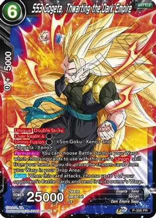 SS3 Gogeta, Thwarting the Dark Empire (P-308) [Mythic Booster] | Odin's Place