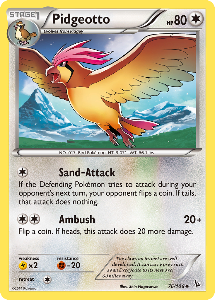 Pidgeotto (76/106) [XY: Flashfire] | Odin's Place