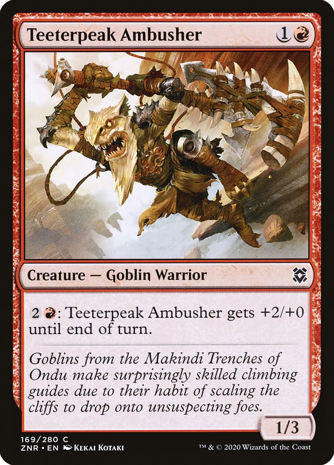 Teeterpeak Ambusher [Zendikar Rising] | Odin's Place