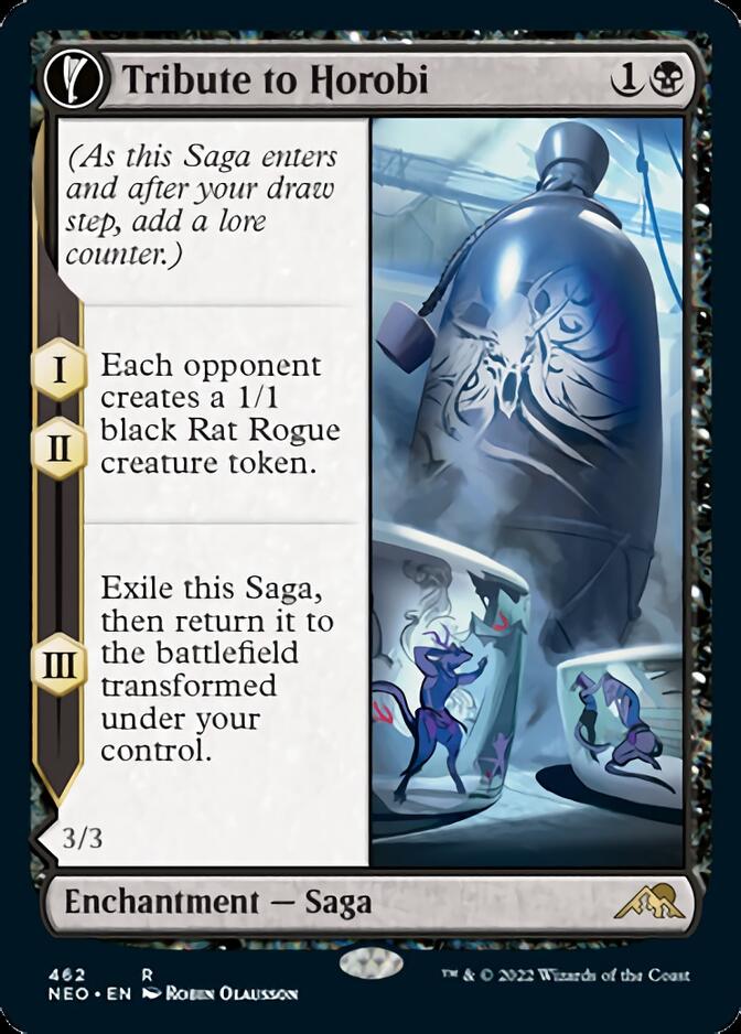 Tribute to Horobi // Echo of Death's Wail (Extended Art) [Kamigawa: Neon Dynasty] | Odin's Place