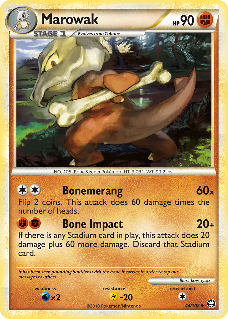 Marowak (44/102) [HeartGold & SoulSilver: Triumphant] | Odin's Place