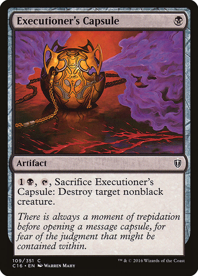 Executioner's Capsule (109) [Commander 2016] | Odin's Place