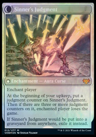 Faithbound Judge // Sinner's Judgment [Innistrad: Crimson Vow Prerelease Promos] | Odin's Place