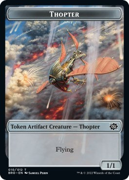 Myr // Thopter (010) Double-Sided Token [The Brothers' War Commander Tokens] | Odin's Place