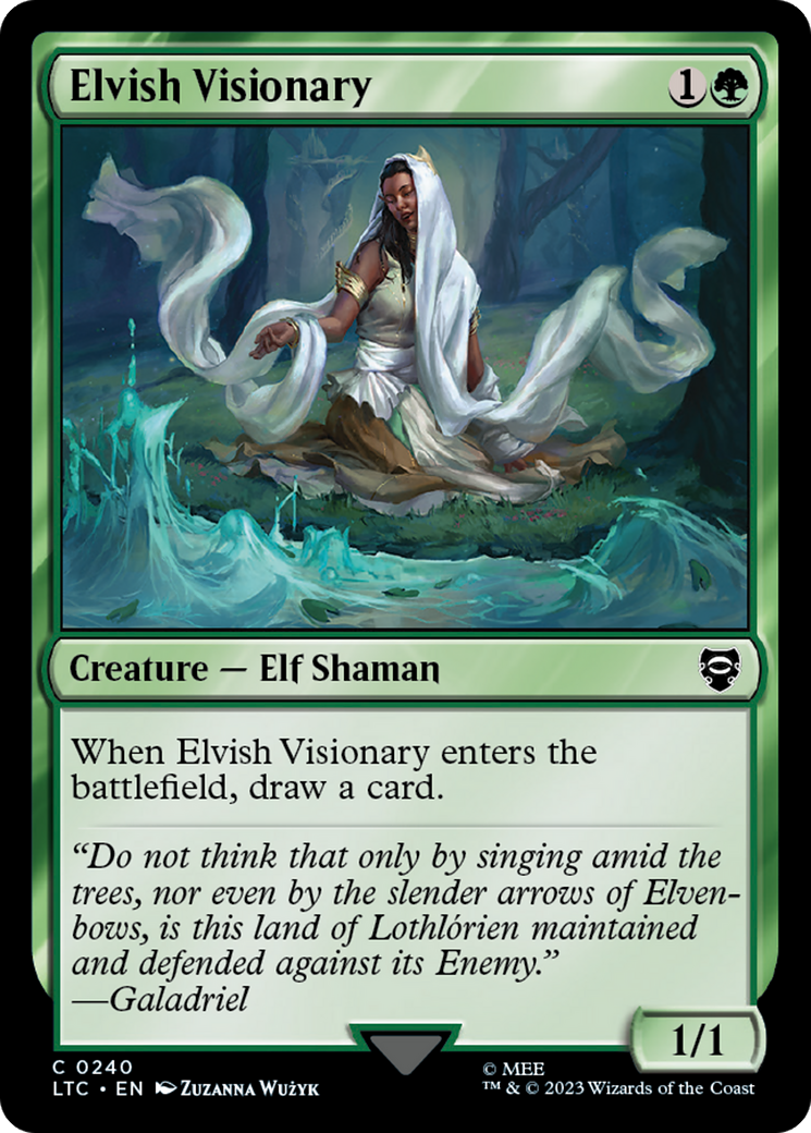 Elvish Visionary [The Lord of the Rings: Tales of Middle-Earth Commander] | Odin's Place
