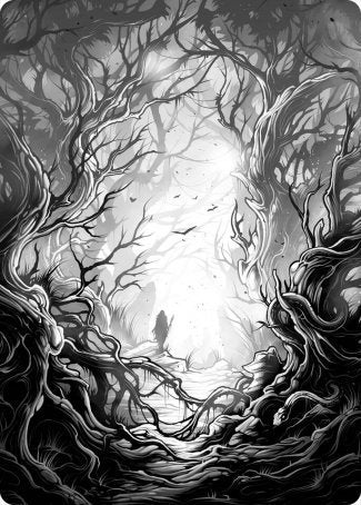 Forest 1 Art Card [Innistrad: Midnight Hunt Art Series] | Odin's Place