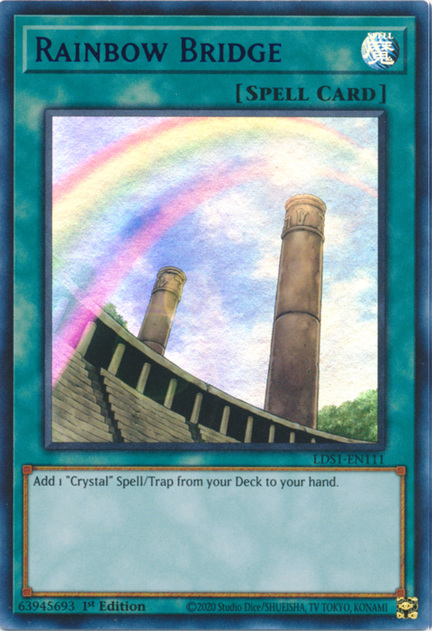 Rainbow Bridge (Blue) [LDS1-EN111] Ultra Rare | Odin's Place