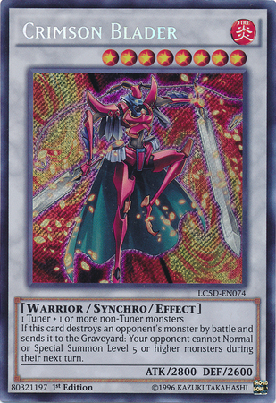 Crimson Blader [LC5D-EN074] Secret Rare | Odin's Place