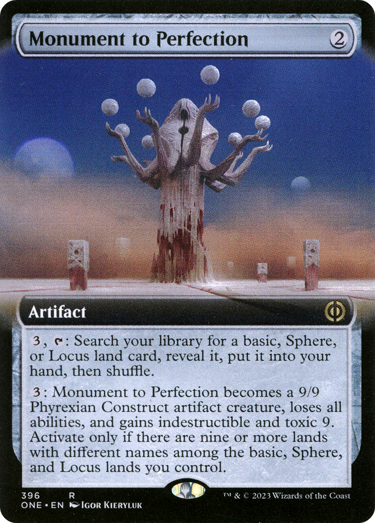 Monument to Perfection (Extended Art) [Phyrexia: All Will Be One] | Odin's Place
