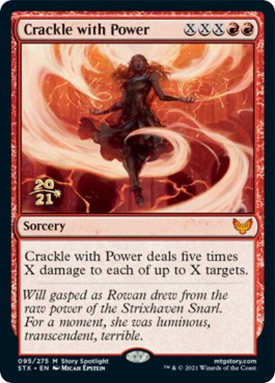 Crackle with Power [Strixhaven: School of Mages Prerelease Promos] | Odin's Place