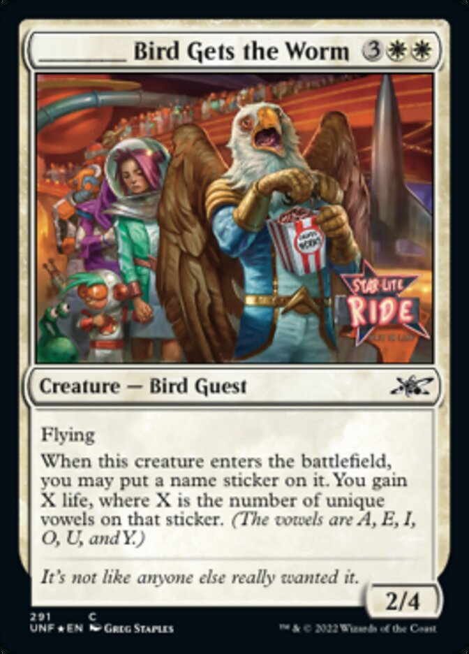 _____ Bird Gets the Worm (Galaxy Foil) [Unfinity] | Odin's Place