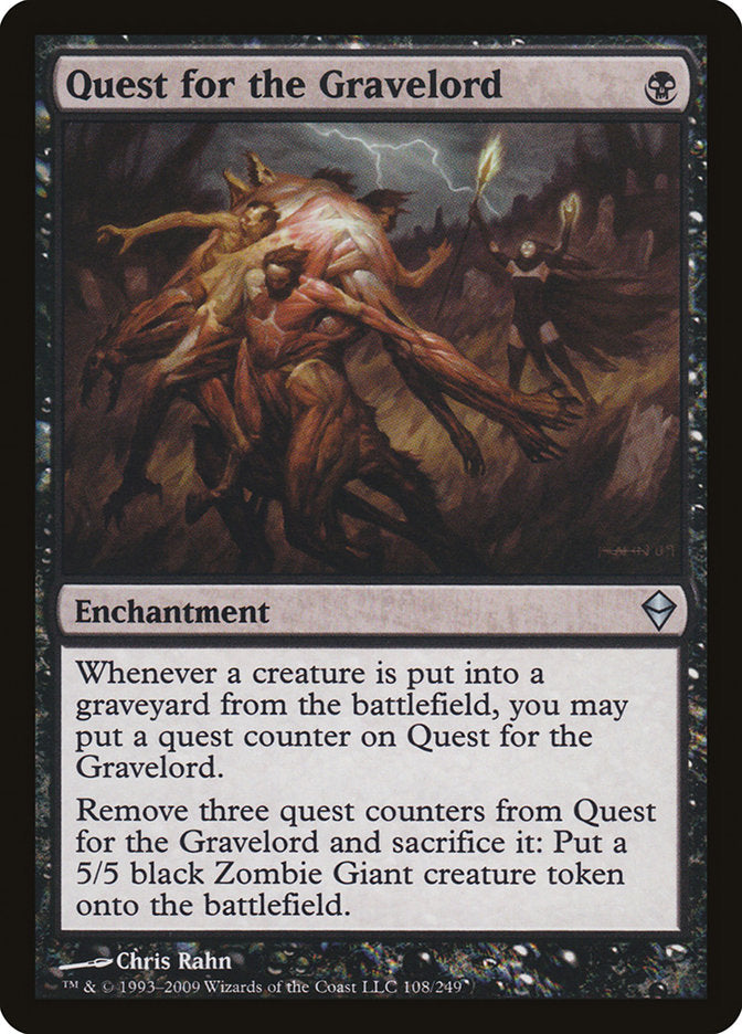 Quest for the Gravelord (108) [Zendikar] | Odin's Place