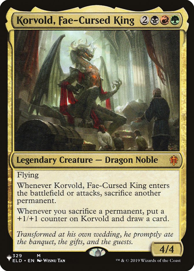 Korvold, Fae-Cursed King [The List] | Odin's Place