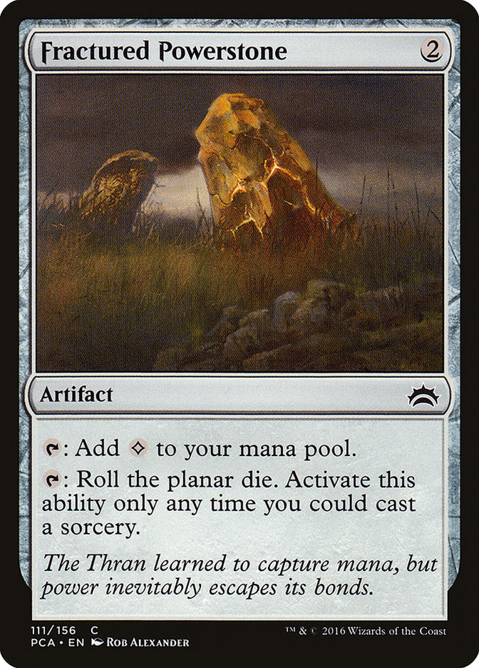 Fractured Powerstone (111) [Planechase Anthology] | Odin's Place