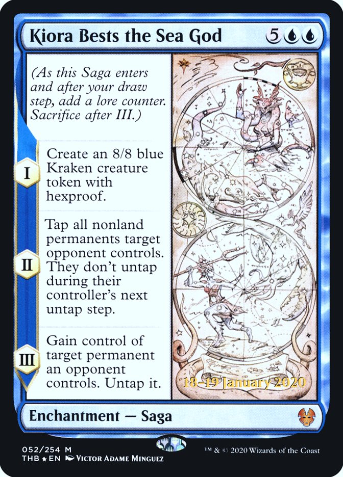 Kiora Bests the Sea God [Theros Beyond Death Prerelease Promos] | Odin's Place