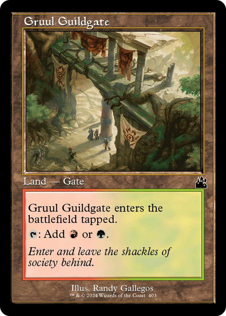 Gruul Guildgate (Retro Frame) [Ravnica Remastered] | Odin's Place