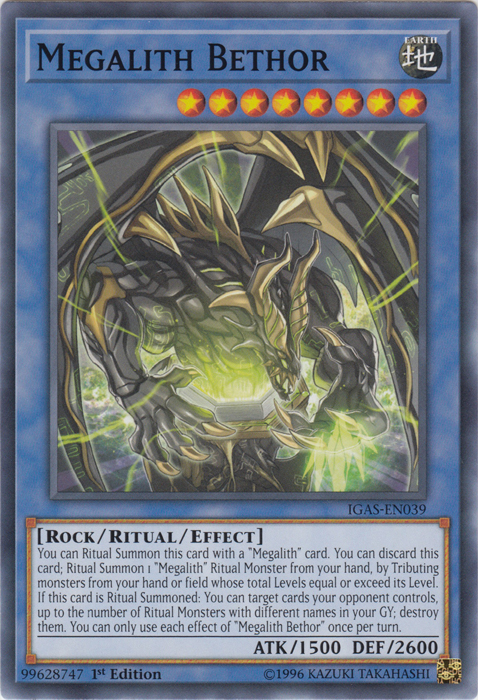 Megalith Bethor [IGAS-EN039] Common | Odin's Place