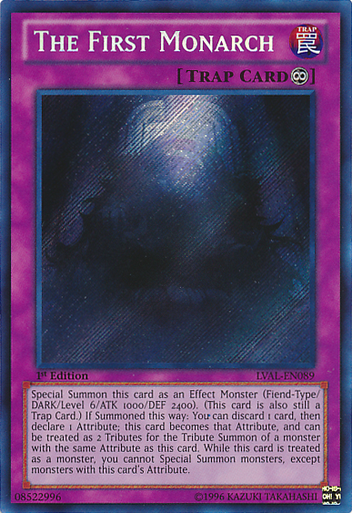 The First Monarch [LVAL-EN089] Secret Rare | Odin's Place