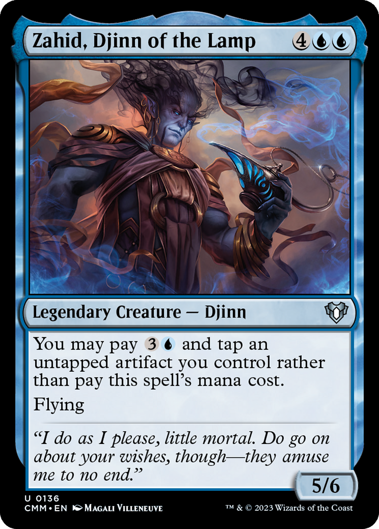 Zahid, Djinn of the Lamp [Commander Masters] | Odin's Place