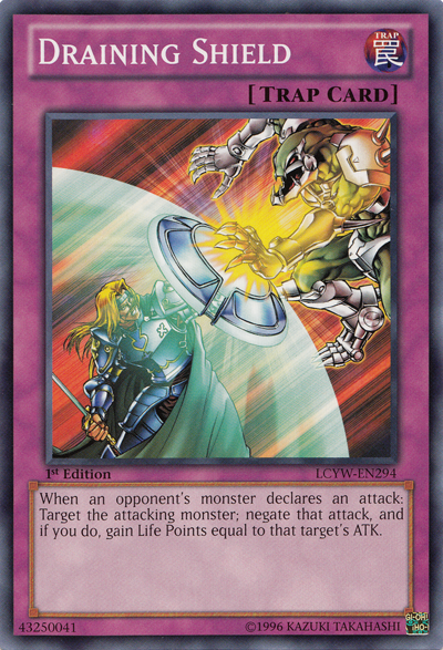 Draining Shield [LCYW-EN294] Common | Odin's Place