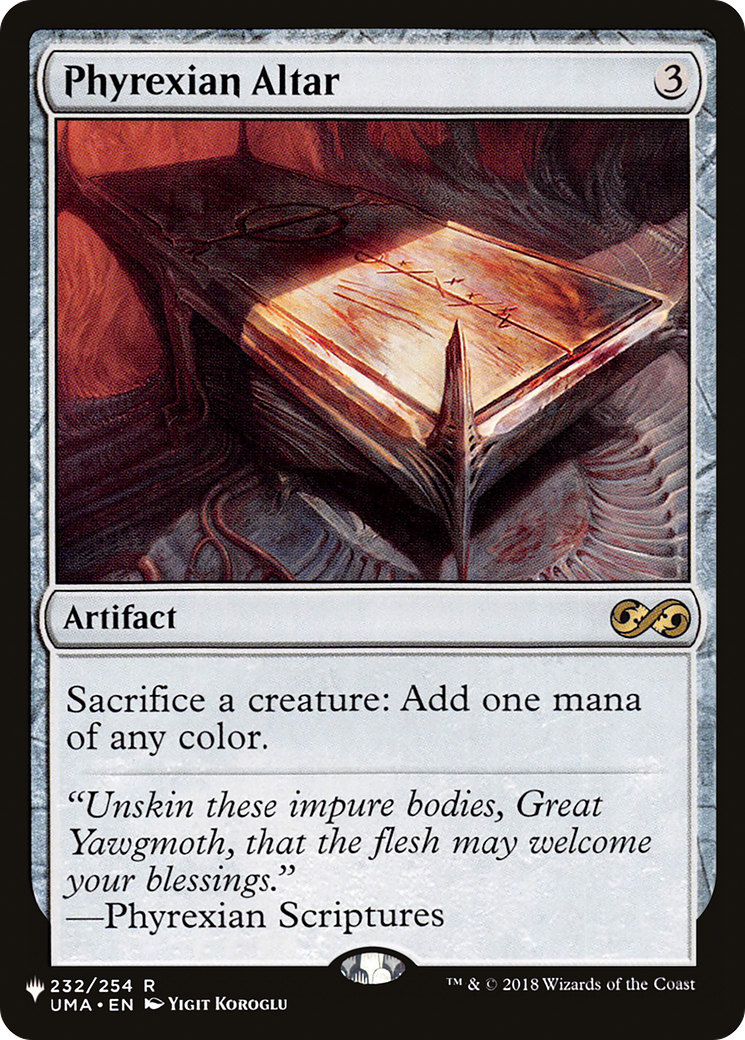 Phyrexian Altar [The List] | Odin's Place