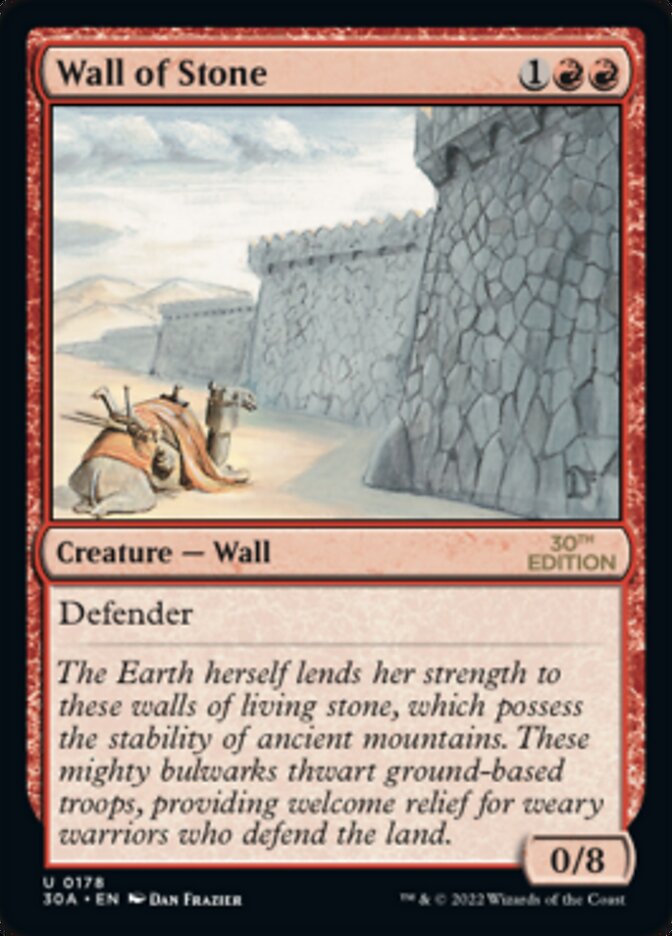 Wall of Stone [30th Anniversary Edition] | Odin's Place