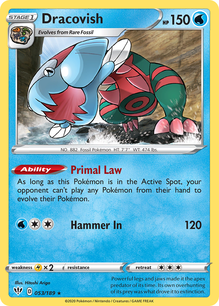 Dracovish (053/189) [Sword & Shield: Darkness Ablaze] | Odin's Place