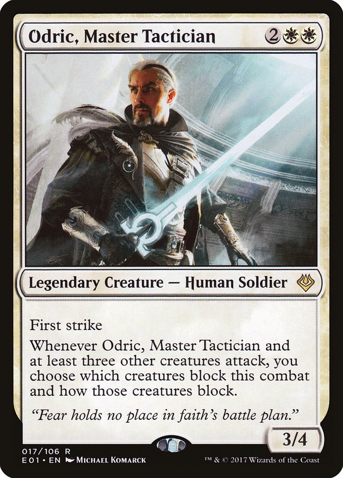 Odric, Master Tactician (17) [Archenemy: Nicol Bolas] | Odin's Place
