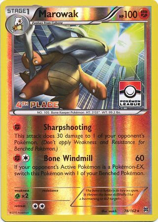 Marowak (78/162) (League Promo 4th Place) [XY: BREAKthrough] | Odin's Place