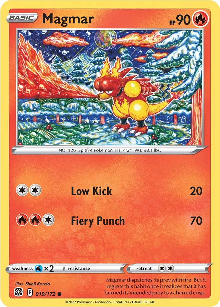 Magmar (019/172) [Sword & Shield: Brilliant Stars] | Odin's Place