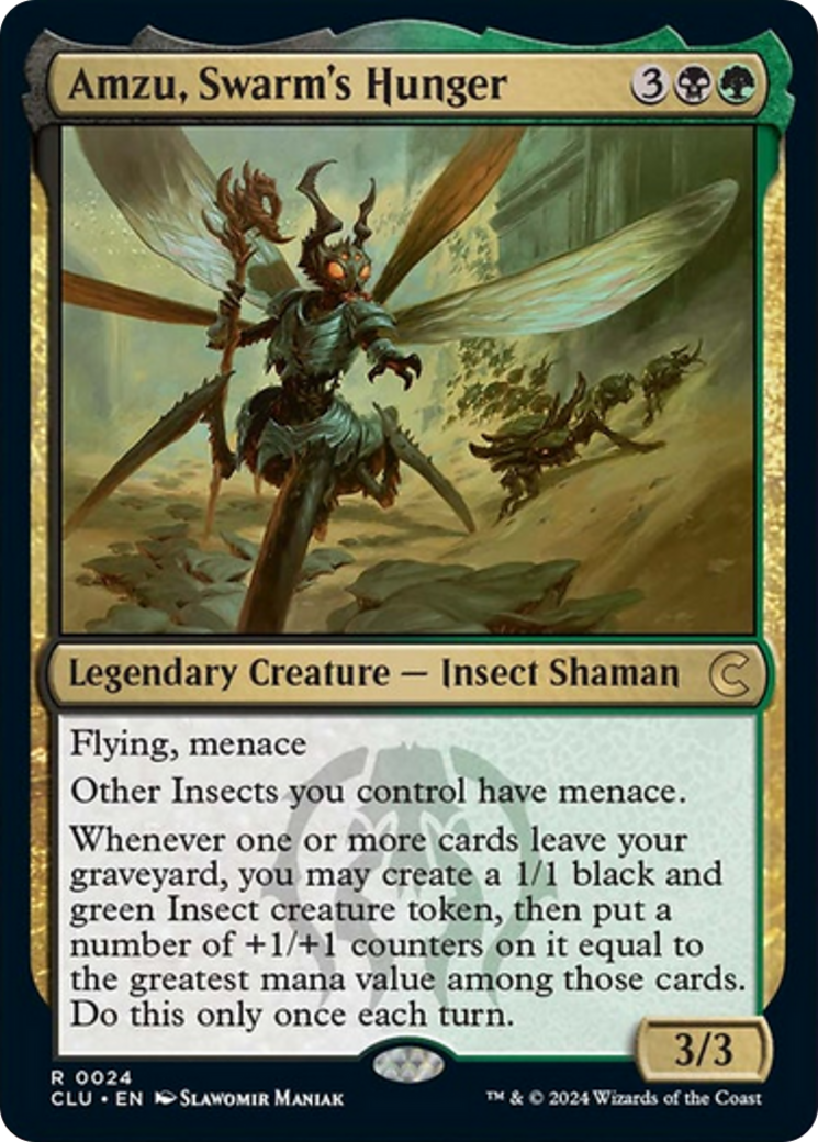Amzu, Swarm's Hunger [Ravnica: Clue Edition] | Odin's Place