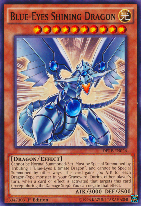 Blue-Eyes Shining Dragon [DPRP-EN026] Common | Odin's Place