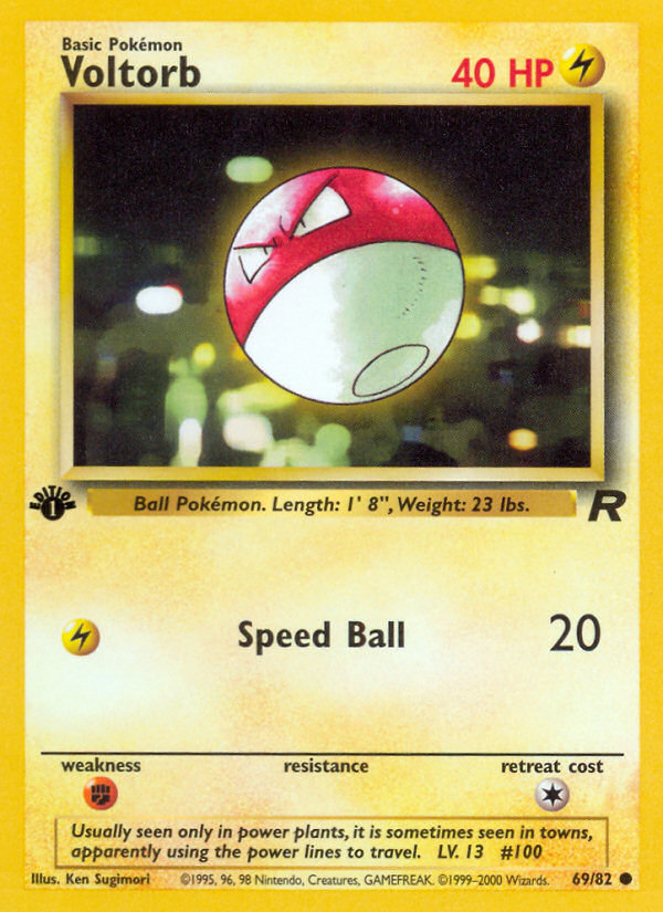 Voltorb (69/82) [Team Rocket 1st Edition] | Odin's Place