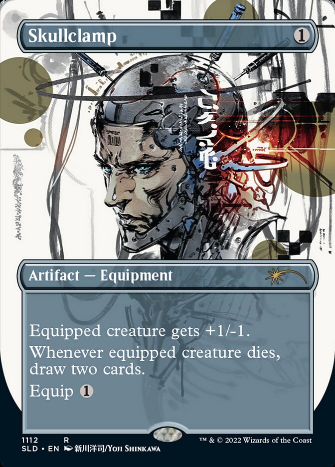 Skullclamp (Borderless) [Secret Lair Drop Series] | Odin's Place