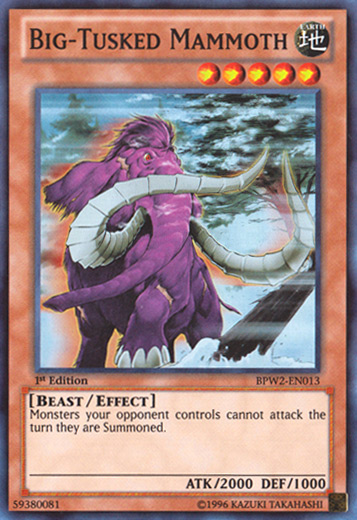 Big-Tusked Mammoth [BPW2-EN013] Super Rare | Odin's Place
