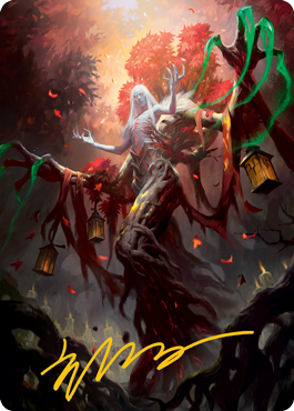 Wrenn and Seven Art Card (Gold-Stamped Signature) [Innistrad: Midnight Hunt Art Series] | Odin's Place