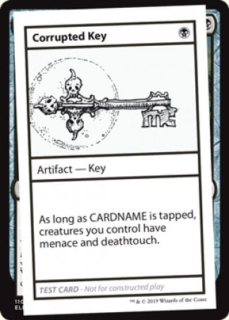 Corrupted Key (2021 Edition) [Mystery Booster Playtest Cards] | Odin's Place