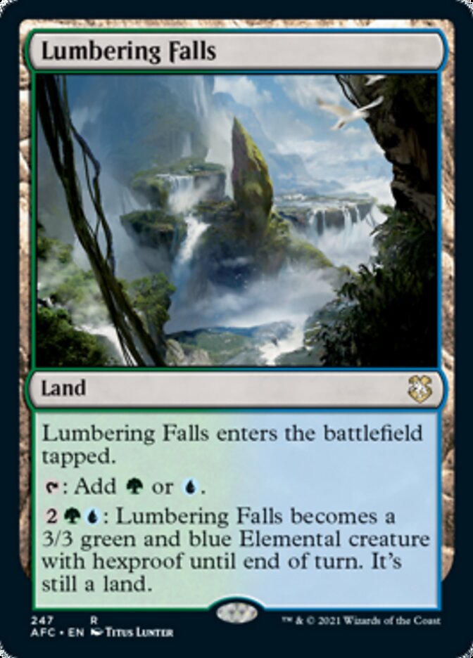 Lumbering Falls [Dungeons & Dragons: Adventures in the Forgotten Realms Commander] | Odin's Place