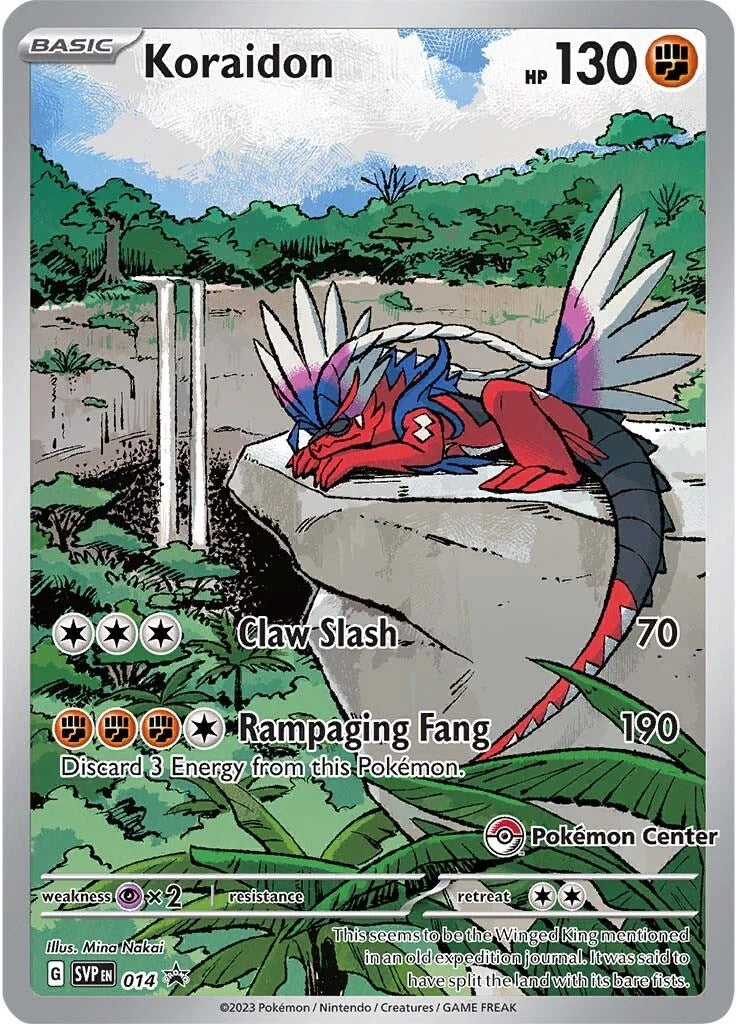 Koraidon (124/198) (Pokemon Center Exclusive) [Scarlet & Violet: Black Star Promos] | Odin's Place