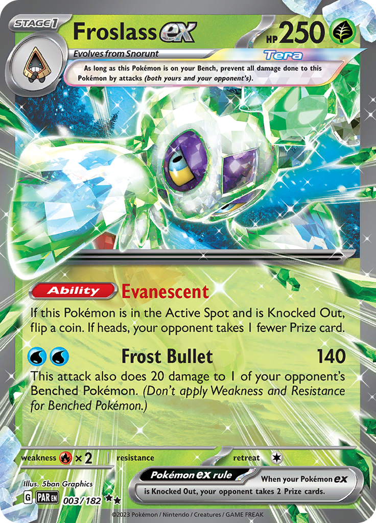Froslass ex (003/182) [Scarlet & Violet: Paradox Rift] | Odin's Place