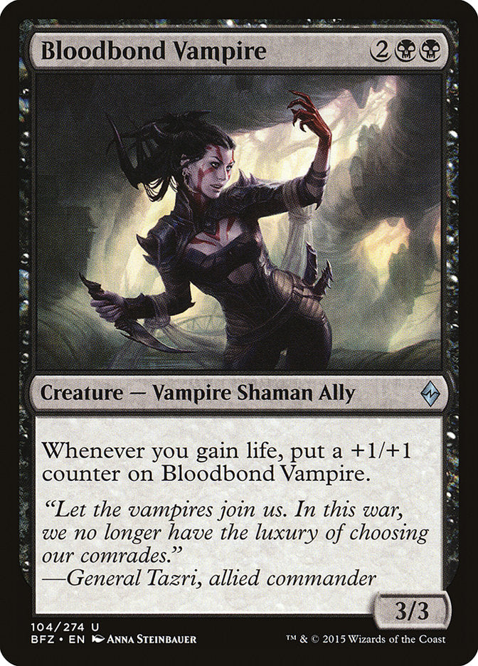 Bloodbond Vampire (104) [Battle for Zendikar] | Odin's Place