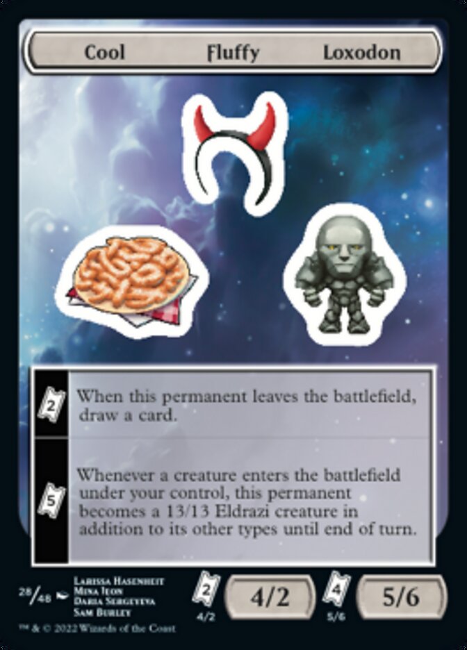 Cool Fluffy Loxodon [Unfinity Stickers] | Odin's Place