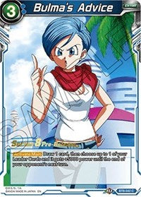 Bulma's Advice (BT8-042_PR) [Malicious Machinations Prerelease Promos] | Odin's Place