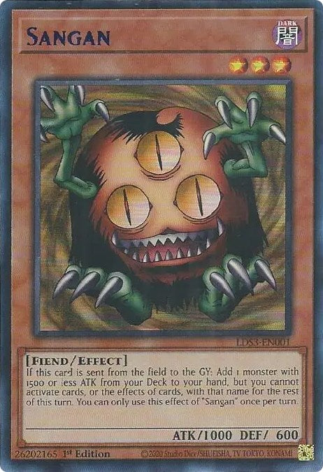 Sangan (Blue) [LDS3-EN001] Ultra Rare | Odin's Place