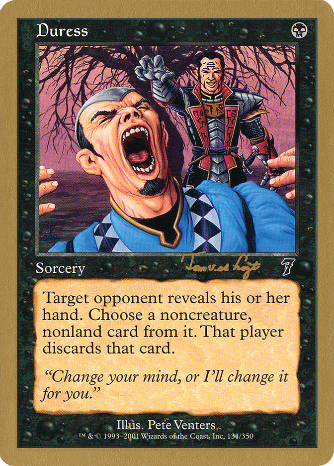 Duress (Tom van de Logt) [World Championship Decks 2001] | Odin's Place