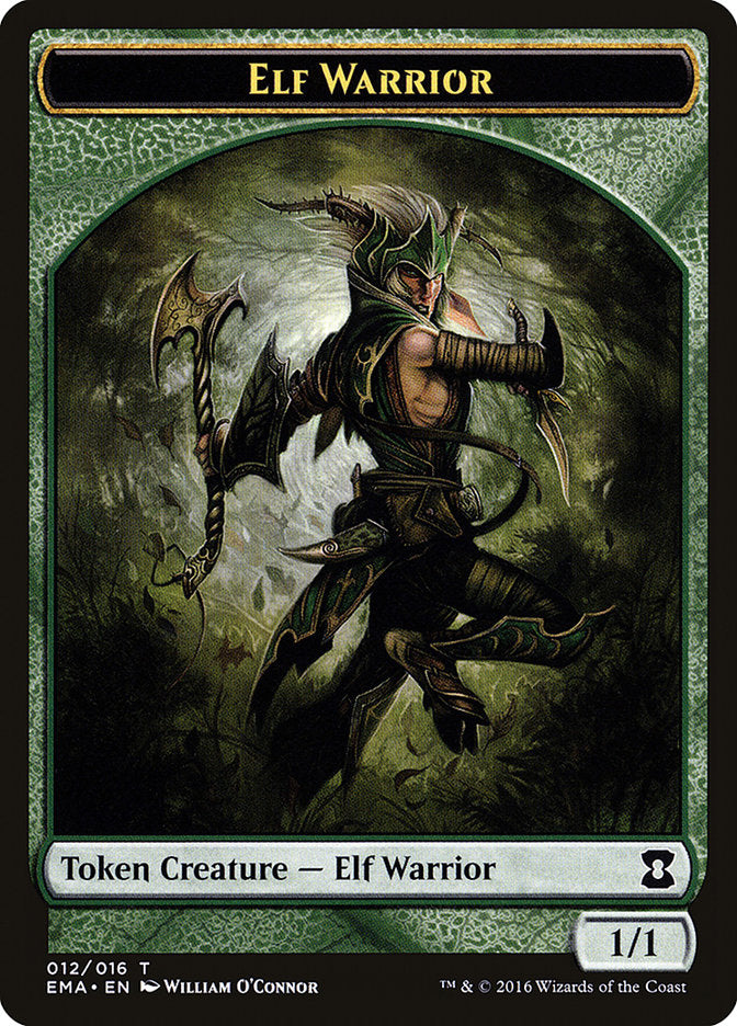 Elf Warrior Token (12) [Eternal Masters Tokens] | Odin's Place