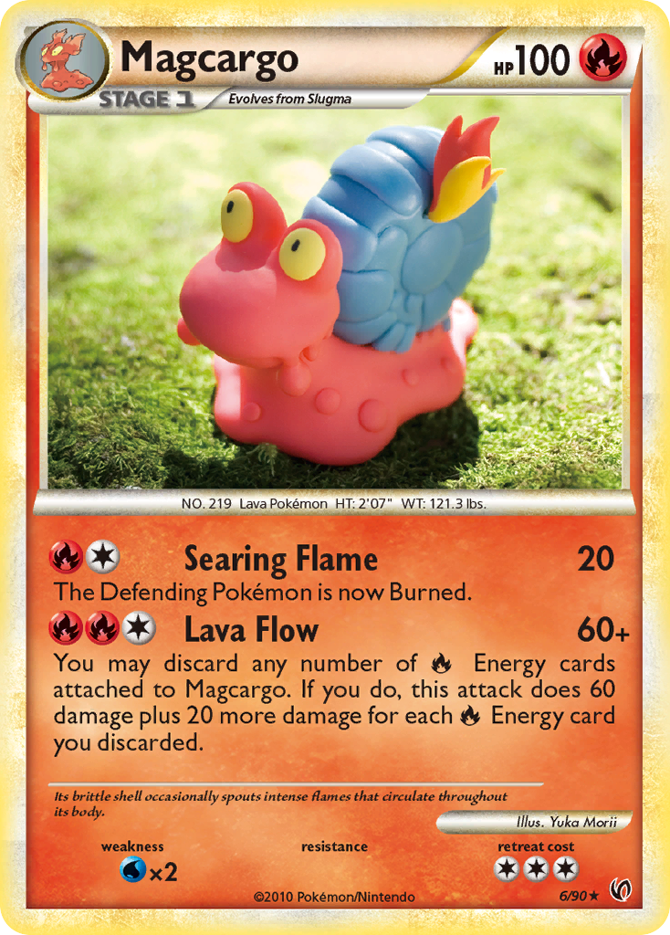Magcargo (6/90) [HeartGold & SoulSilver: Undaunted] | Odin's Place