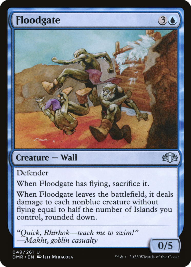 Floodgate [Dominaria Remastered] | Odin's Place